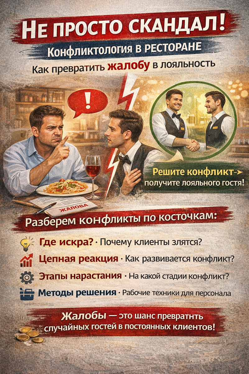 Обучайте персонал ресторана!