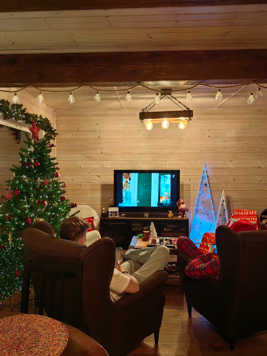 Зимой у нас постоянно включено не только отопление, но и гирлянды