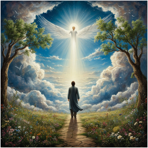 Сгенерировано ИИ-  крик в Небеса.