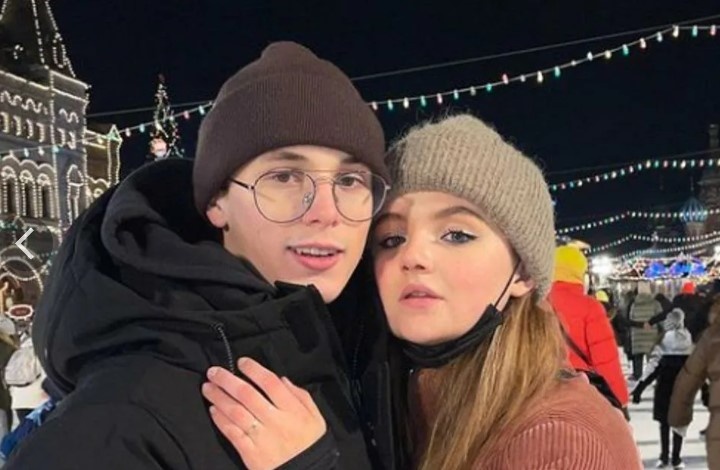 Мартин Авербух и его девушка София.