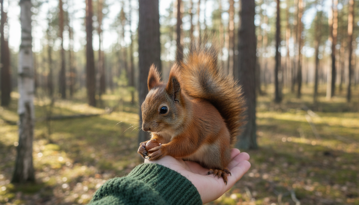 Знаменитые белки в Академгородке — главные антистресс-терапевты для уставших туристов.