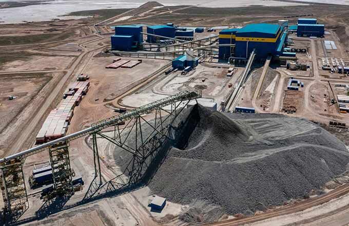 Медный рудник в Казахстане.