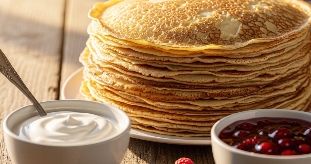 Блины «Три стакана»: идеальная математика, которая спасает первый день Масленицы