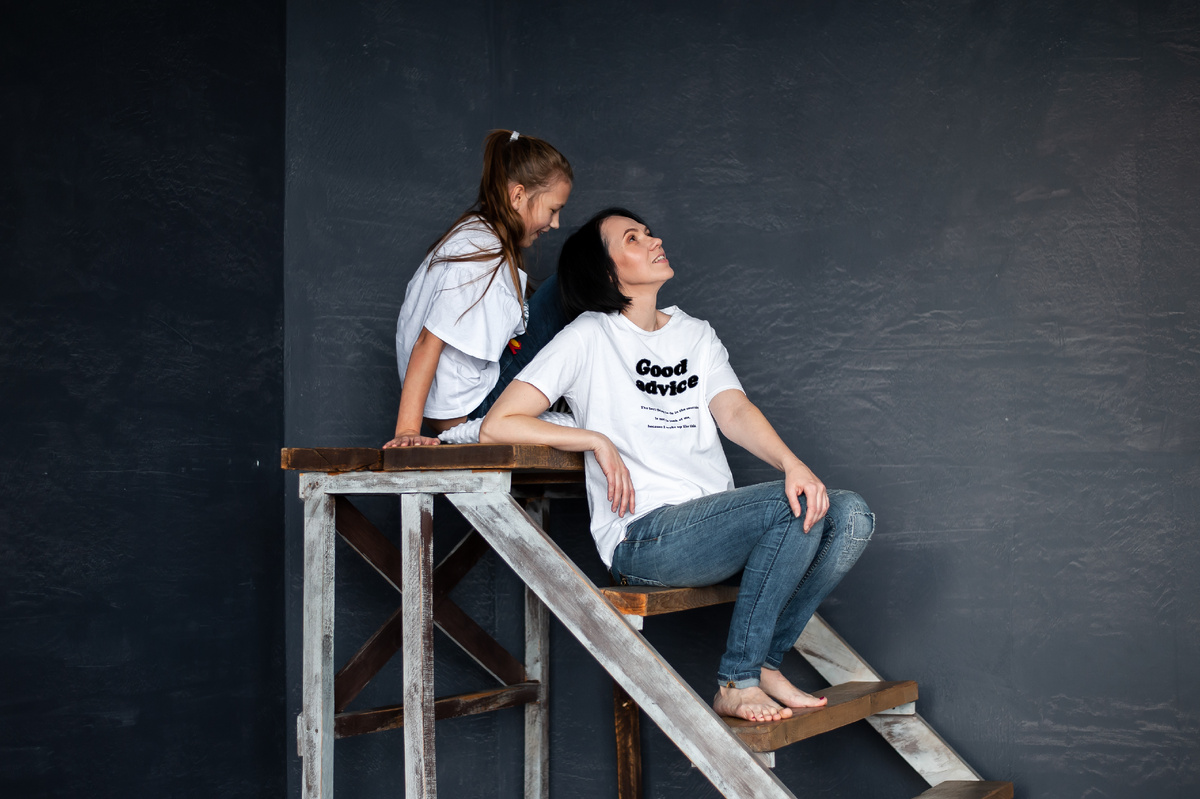 Со старшей дочерью, 2019