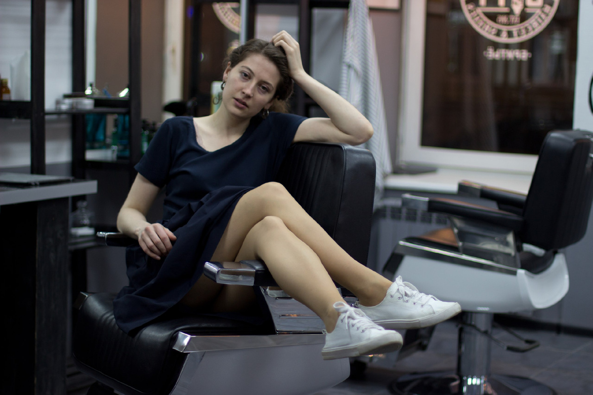 2017г, барбершоп City на улице Жуковского в СПб. Моя униформа. 