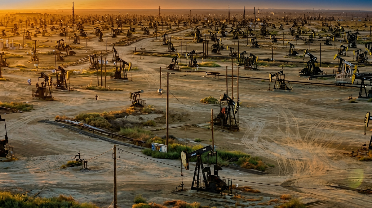 Техас - куда ни глянь везде вышки