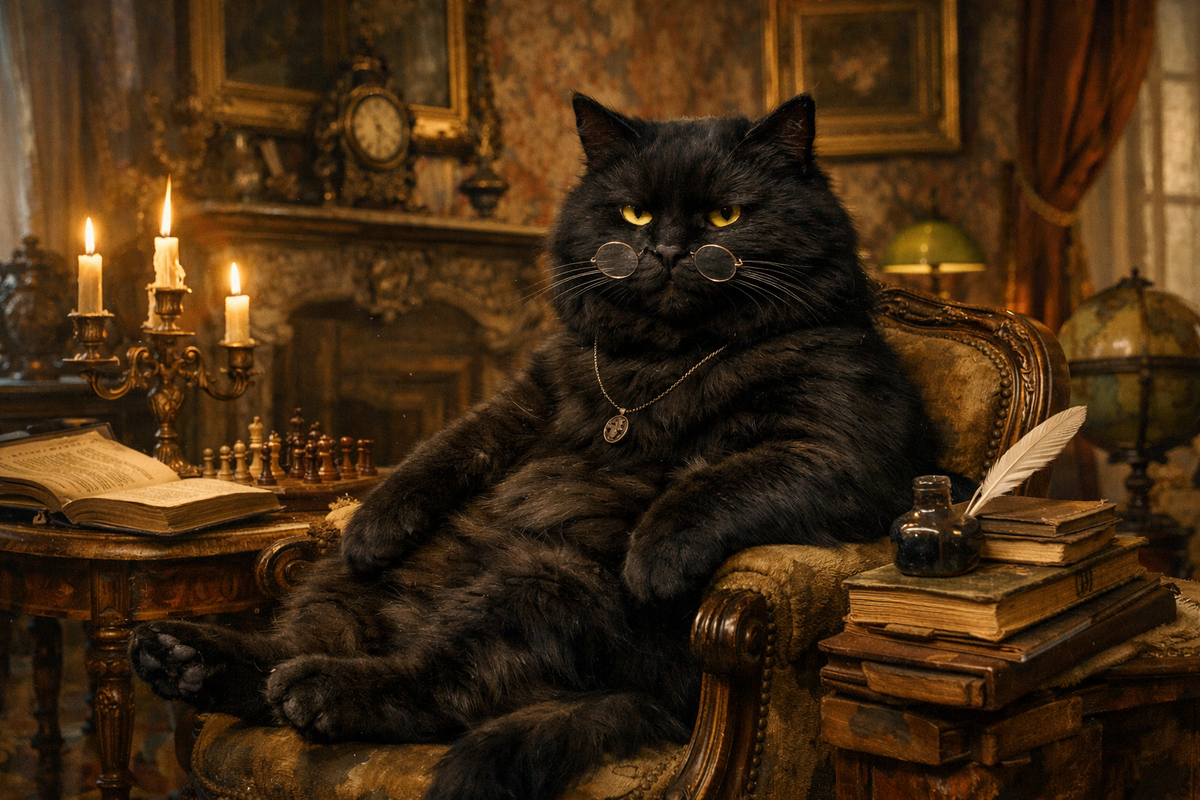 Поговаривают, что он стал прообразом знаменитого Бегемота — одного из главных персонажей романа Булгакова «Мастер и Маргарита». Картинка сгенерирована ИИ