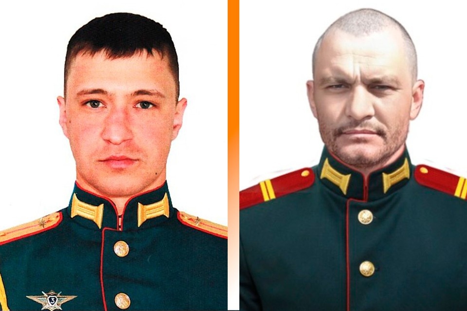    Старший лейтенант Георгий Магомедов и Младший сержант Сергей Алипов