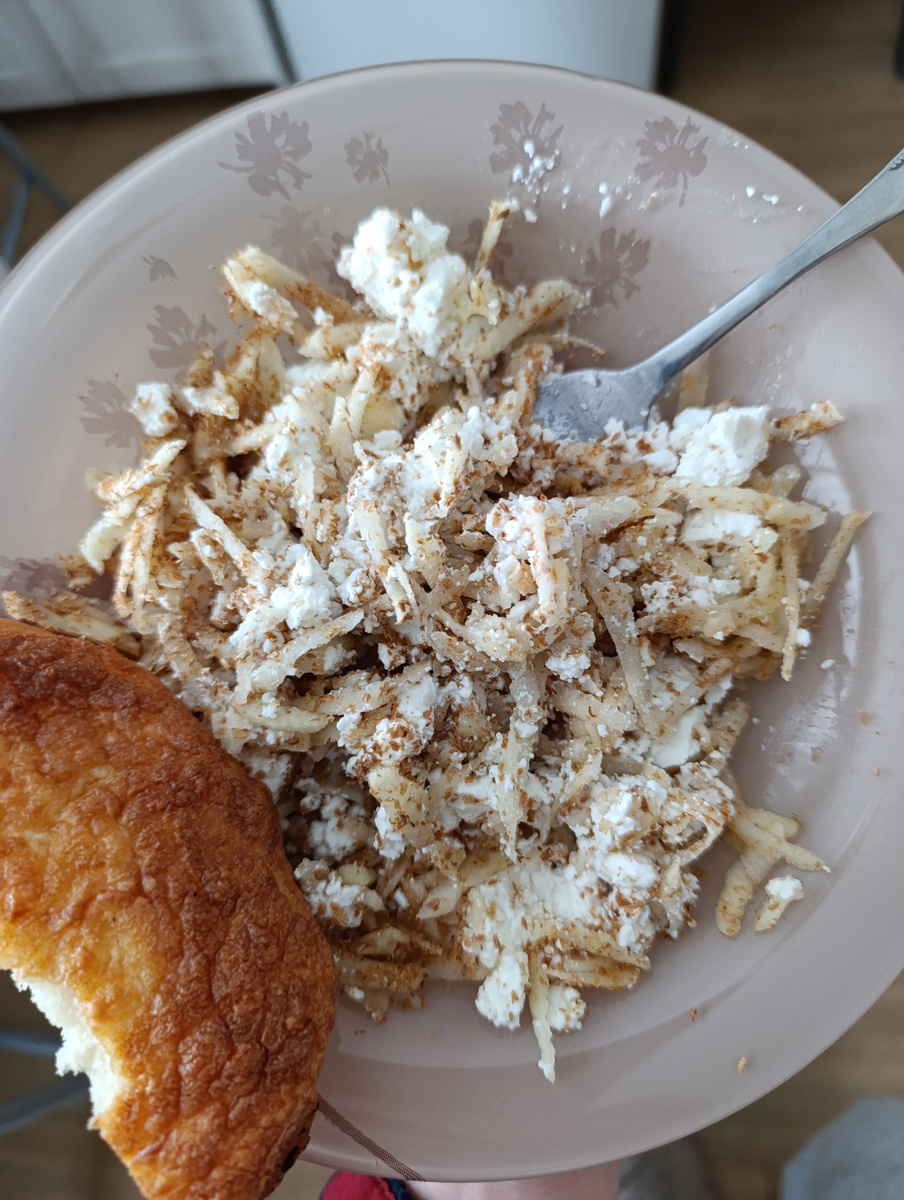 Фото автора. Тарелка с завтраком