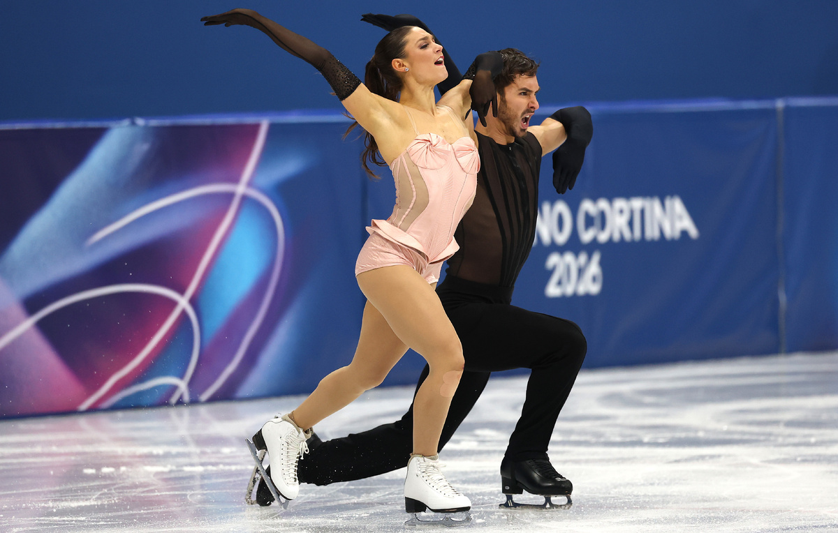    Лоранс Фурнье-Бодри и Гийом Сизерон  Matthew Stockman/Getty Images