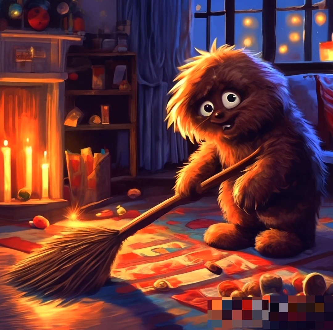 Вот кто порядок в доме поддерживает