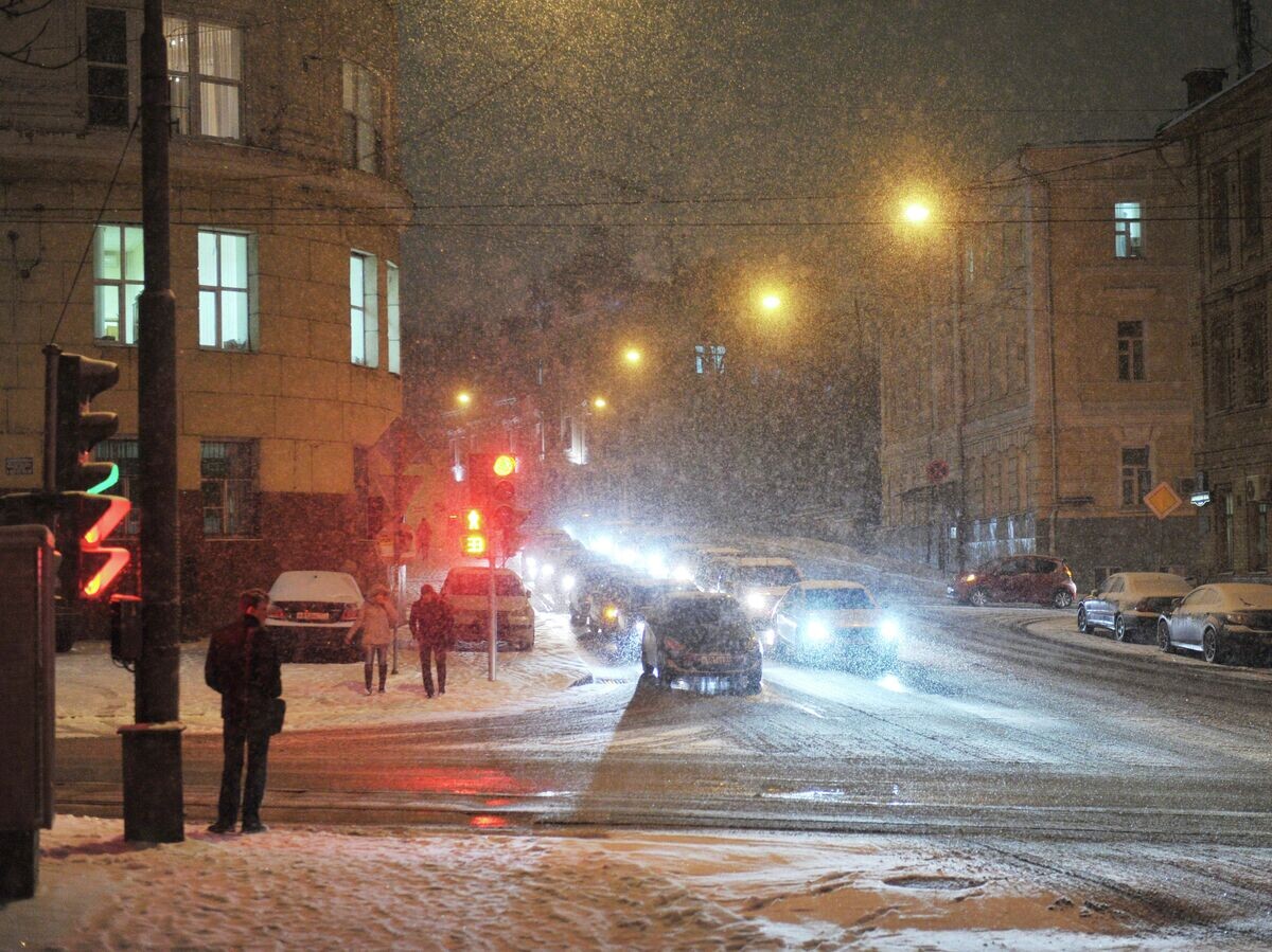    Сильный снегопад в Москве | © РИА Новости / Артем Житенев