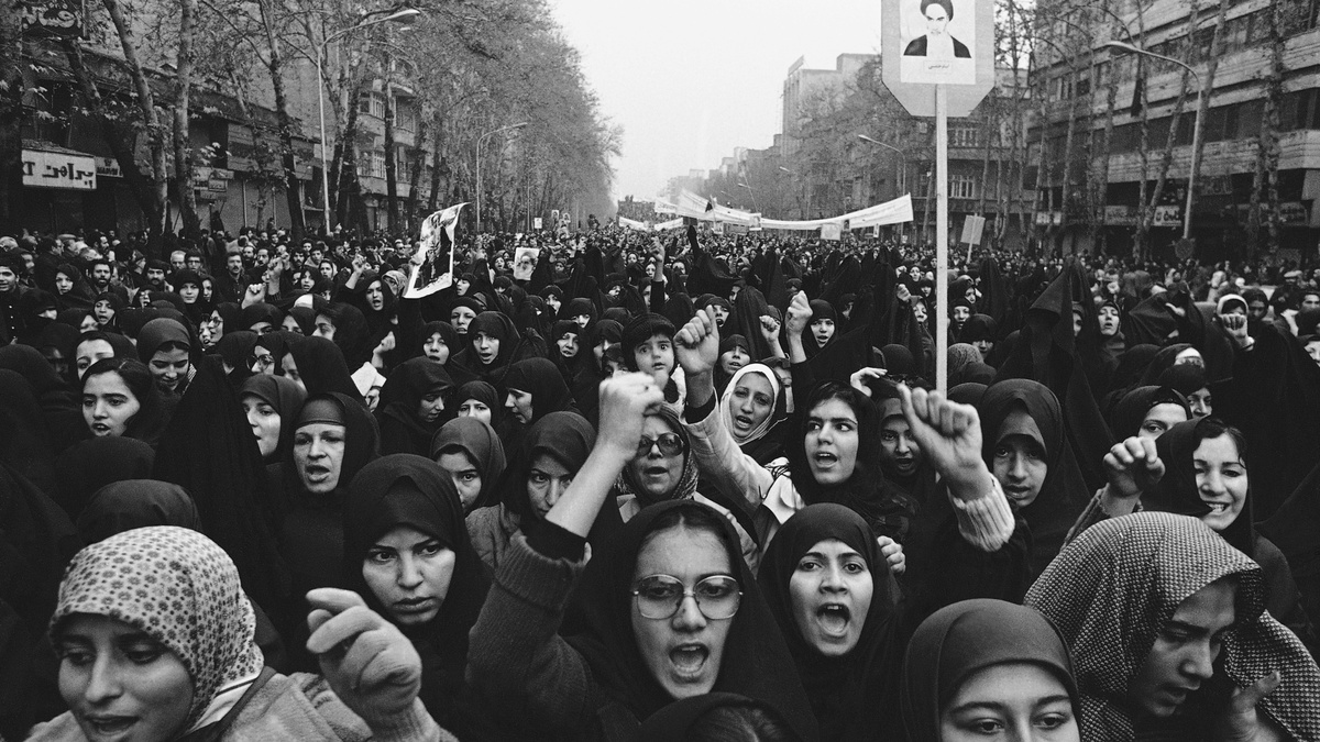 Антишахская демонстрация в Иране в декабре 1978 года