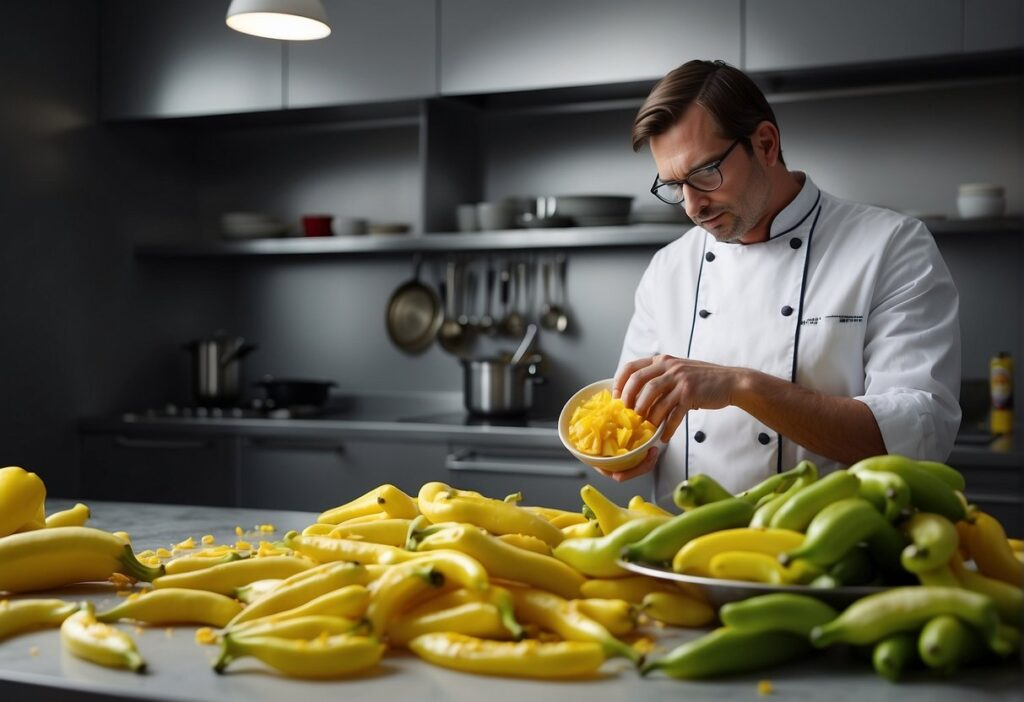 Повар на кухне 