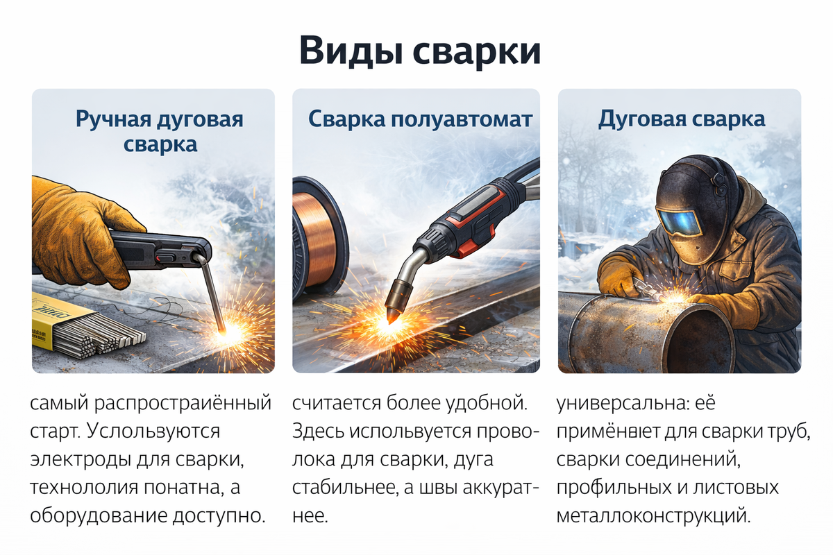 Виды сварочных аппаратов