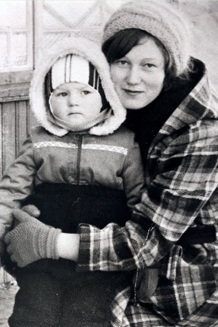 Павел Трубинер с мамой