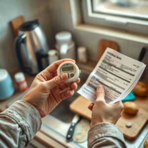 Сравнение показаний счетчика с квитанцией помогает экономить на коммунальных платежах.  📷
