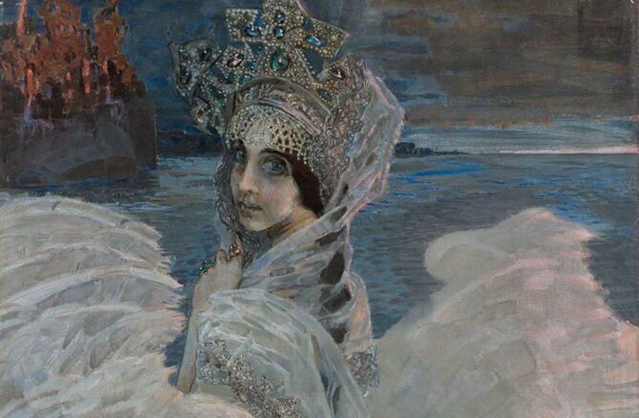 Михаил Врубель. Царевна-Лебедь. 1900. Третьяковская галерея. Фрагмент