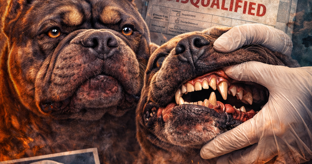 🦷 Прикус у американского булли - что и как оценивается?