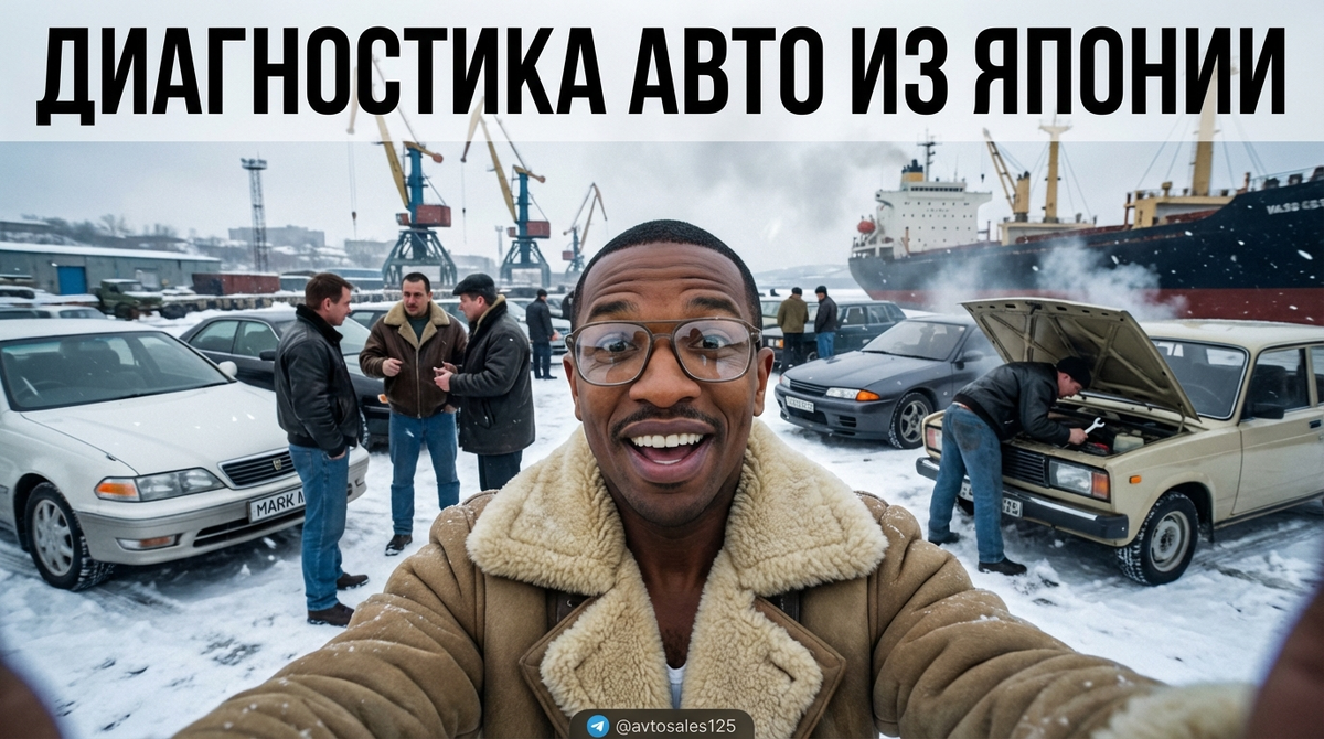    Комплексная проверка технического состояния японского автомобиля по прибытии в порт Владивосток Авто Сейлс