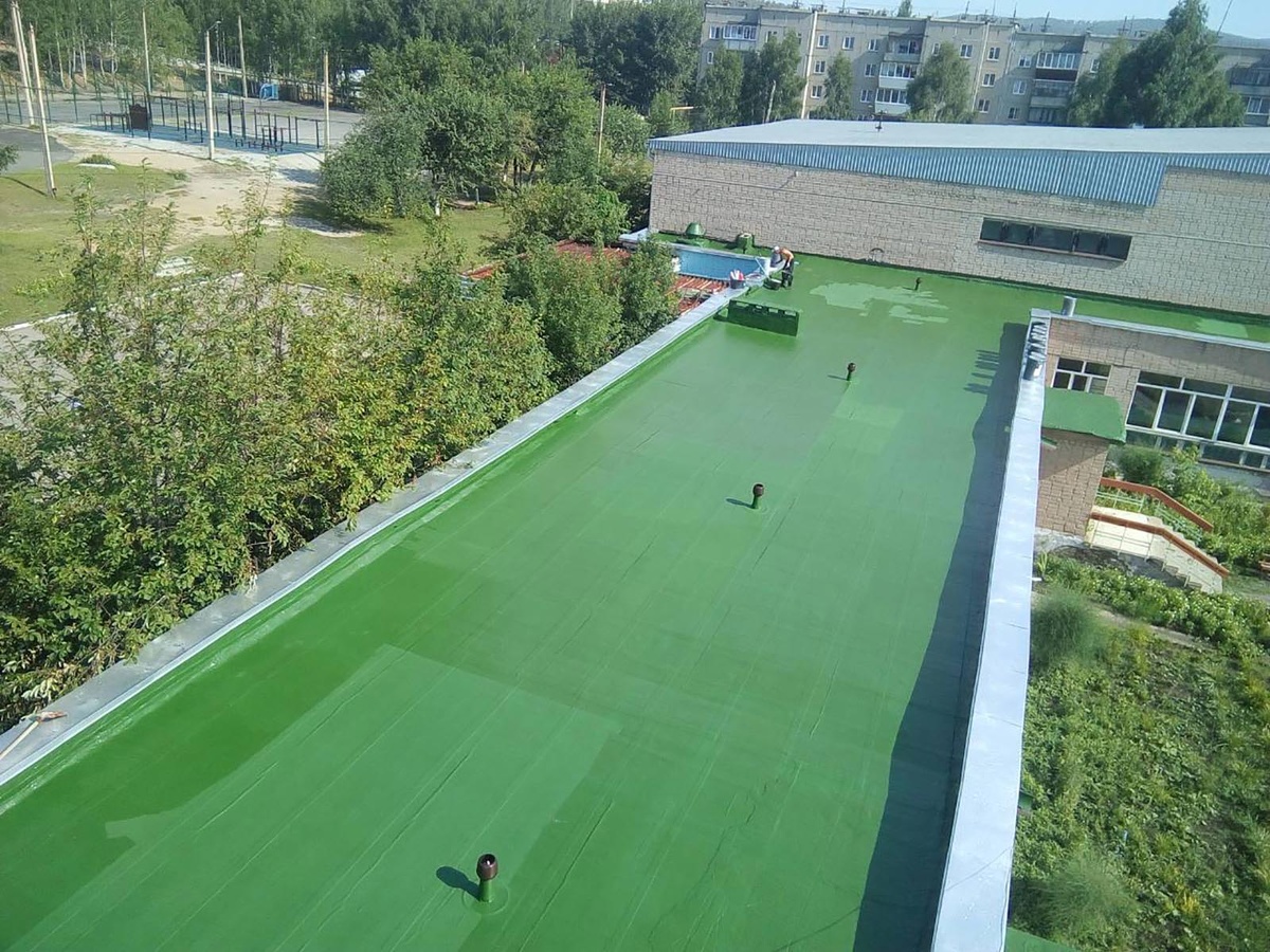                                                   Фотография кровли после ремонта