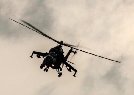    Беспилотник «Герань» в воздухе уничтожил вертолёт Ми-24 ВСУ