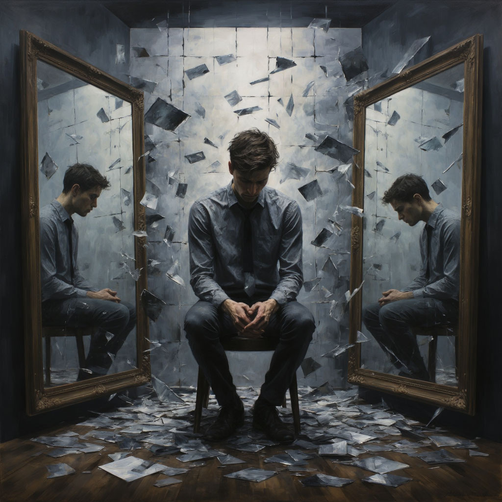 Когда эта иллюзия рушится, нарцисс замирает в ступоре