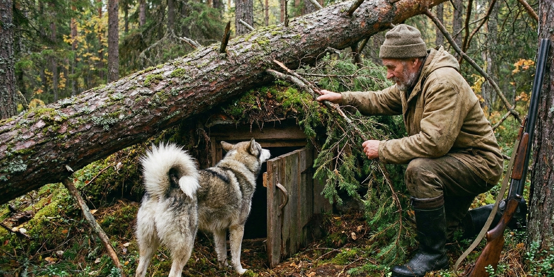 СХРОН В ТАЙГЕ...