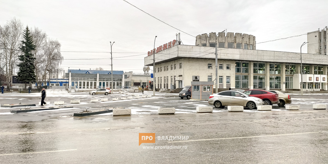 Во Владимире перекроют Вокзальную площадь для уборки снега