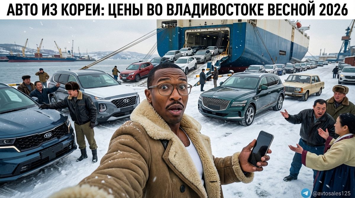    Обзор цен на автомобили из Южной Кореи под заказ во Владивостоке, прогноз на весну 2026 года Авто Сейлс