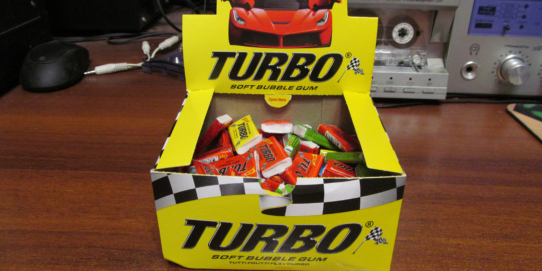 Жевательная резинка Turbo - еще один привет из 1990-х