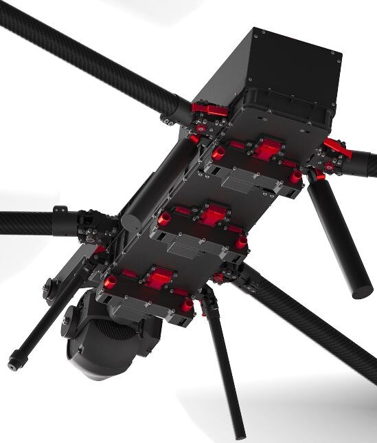 Боеприпасы крепятся без инструментов (за несколько секунд). Адаптер разрабатывается специально для каждого типа используемых боеприпасов, с учетом требований конечного пользователя.