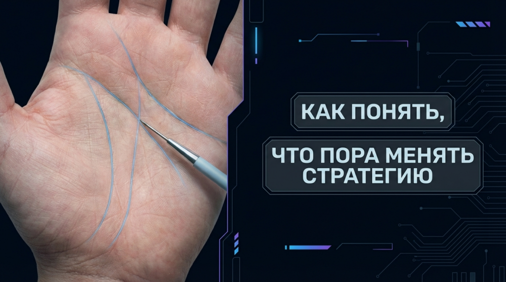    Хиромантия помогает увидеть знаки, предупреждающие о том, что старые методы больше не работают. admin