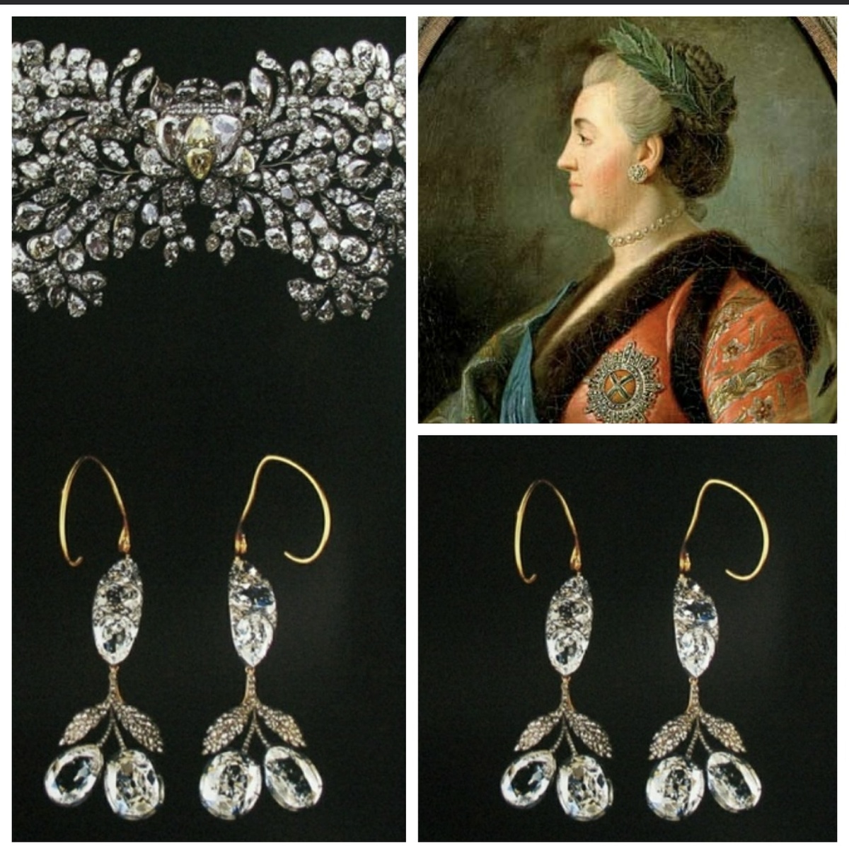 "Бриллиантовые Вишни" или "Cherry Earrings" Екатерина Великая 