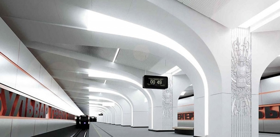     Владимир Ефимов: на станции «Бульвар Генерала Карбышева» завершаются монолитные работы