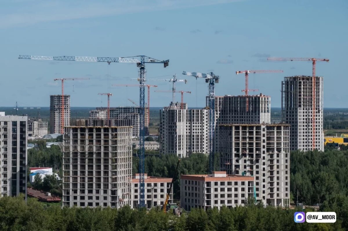    В Тюменской области за год построили почти 3 млн кв. метров жилья
