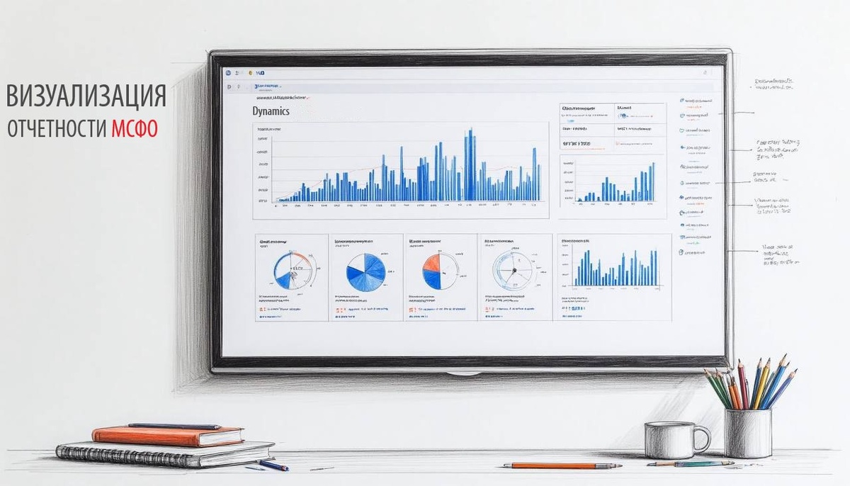 Инфографика - визуализация отчетности в динамике.