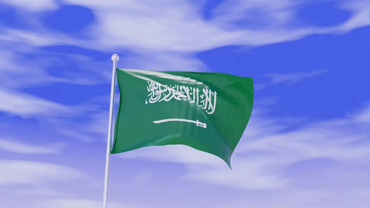    Государственный флаг Саудовской Аравии. © unsplash.com / Akhilesh Sharma