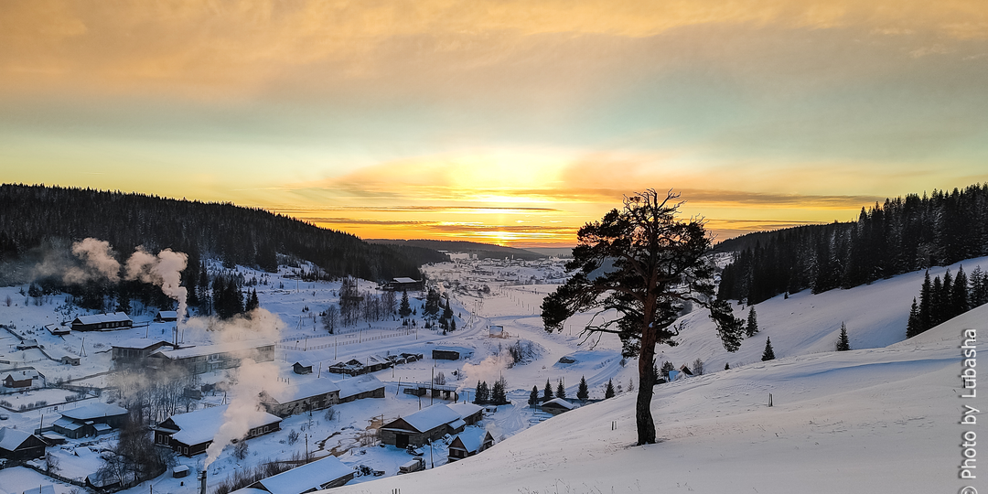 Зимний морозный вечер в Кынзаводе. Прогулка