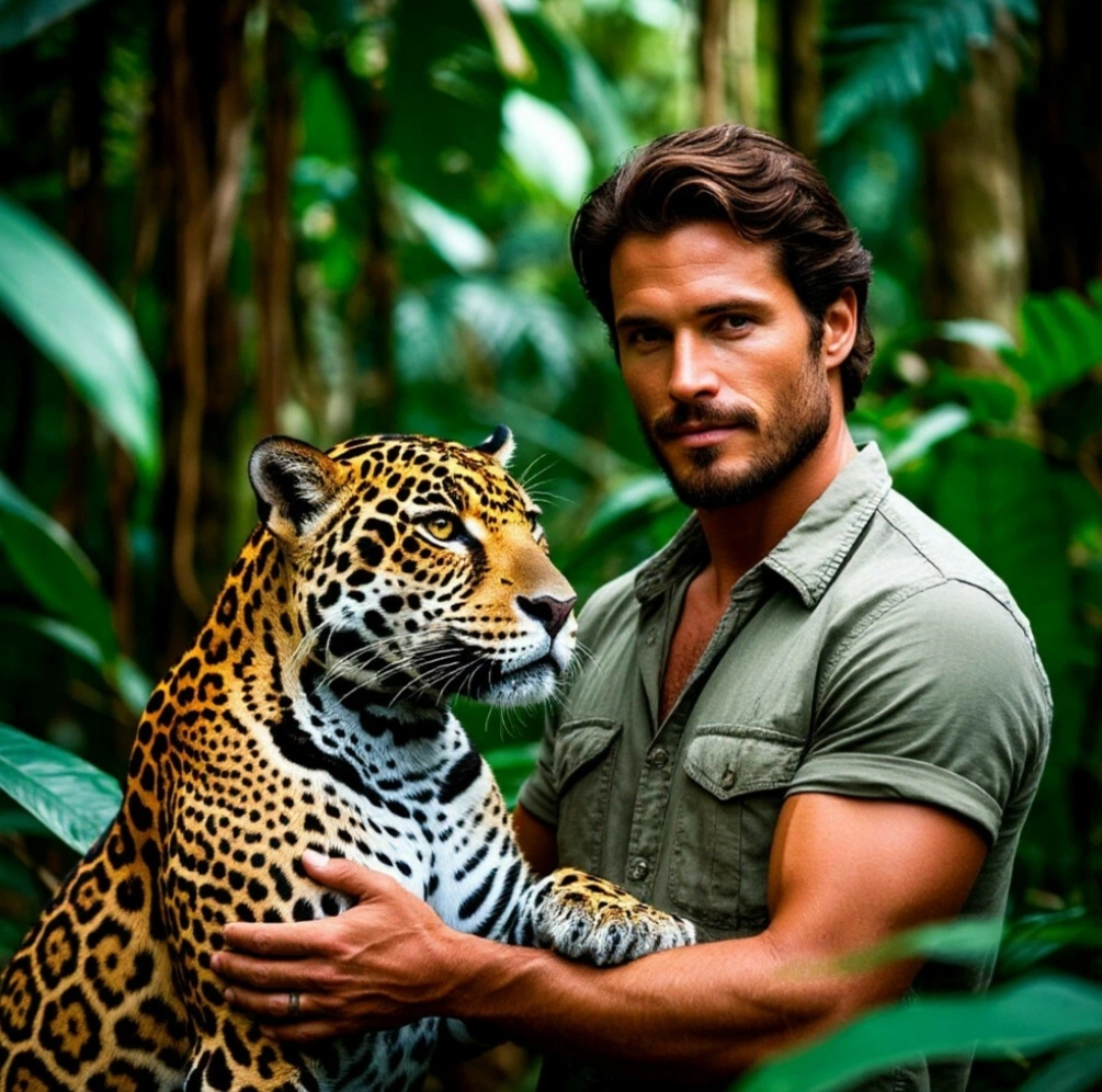 Человек с ягуаром 