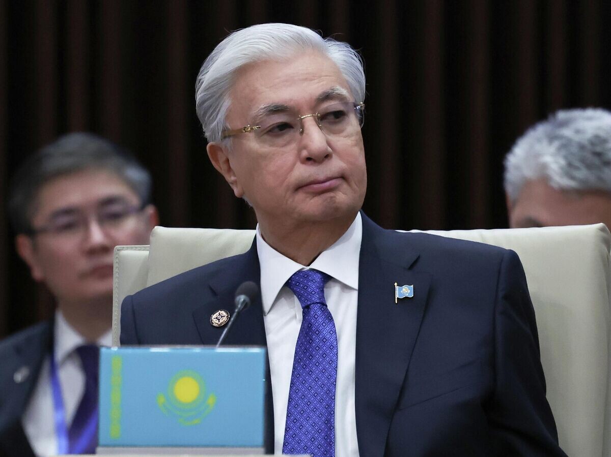    Президент Казахстана Касым-Жомарт Токаев на заседании Совета коллективной безопасности ОДКБ в расширенном составе в Бишкеке | © РИА Новости / POOL