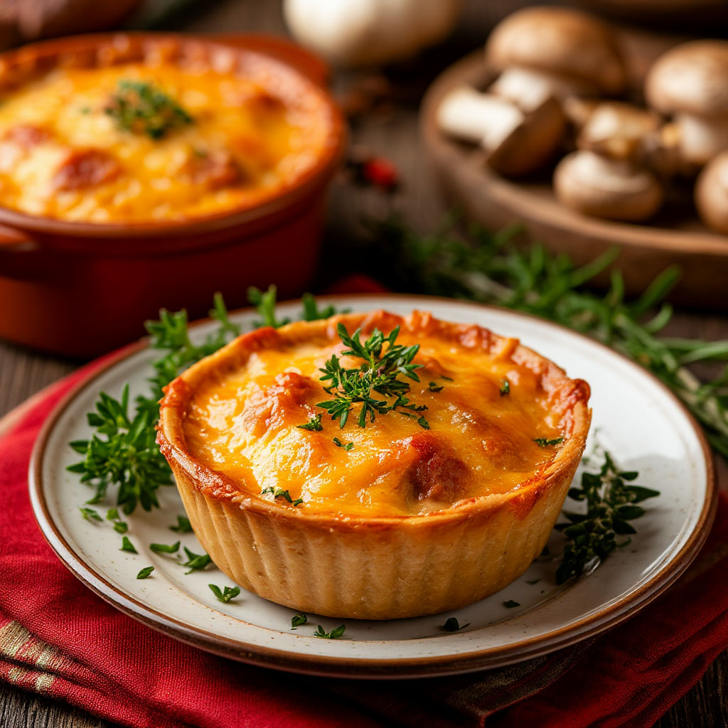 МЯСНОЙ ЖУЛЬЕН С ГРИБАМИ