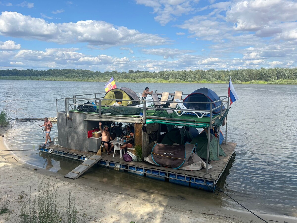 Путешествие на плоту по Дону