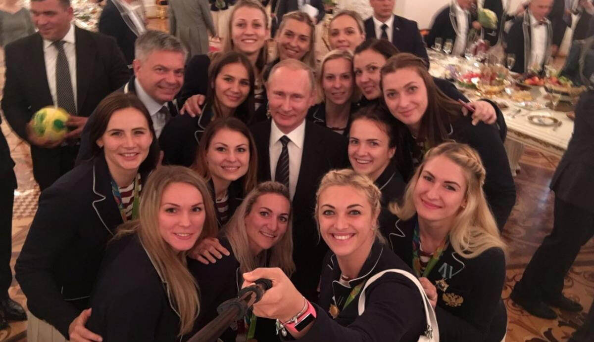    Фото с чествования в Кремле