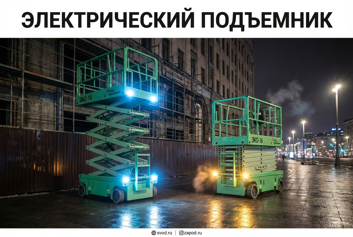 Сравнение электрического и дизельного подъемников для выбора