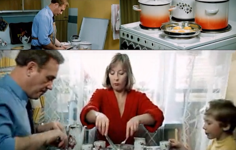 Коллаж кадров из советской комедии Леонида Гайдая «Опасно для жизни!» 1985 г.