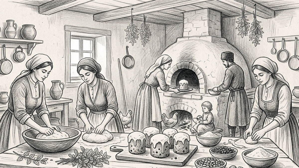 Барбаре Джорджадзе-Эристави и её пасхальный рецепт: живое наследие грузинской кулинарной аристократии