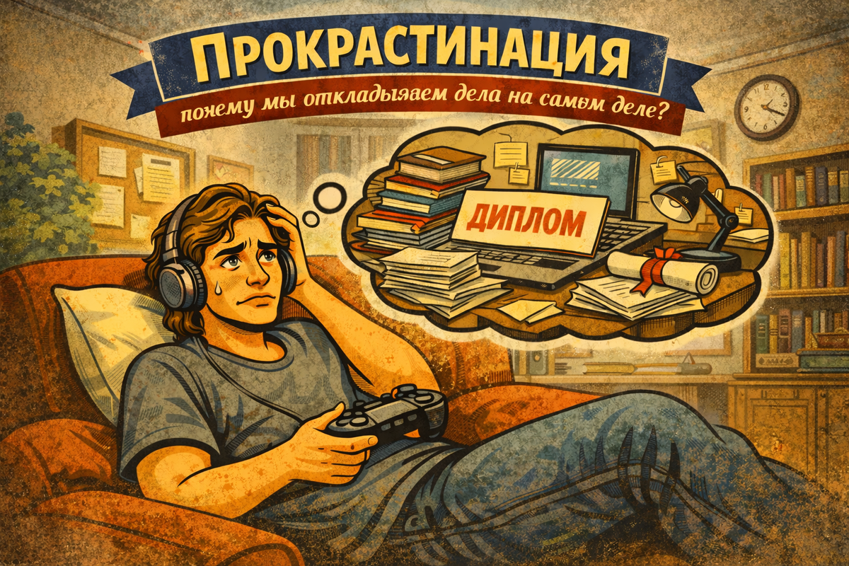 Прокрастинация: почему мы откладываем дела на самом деле?