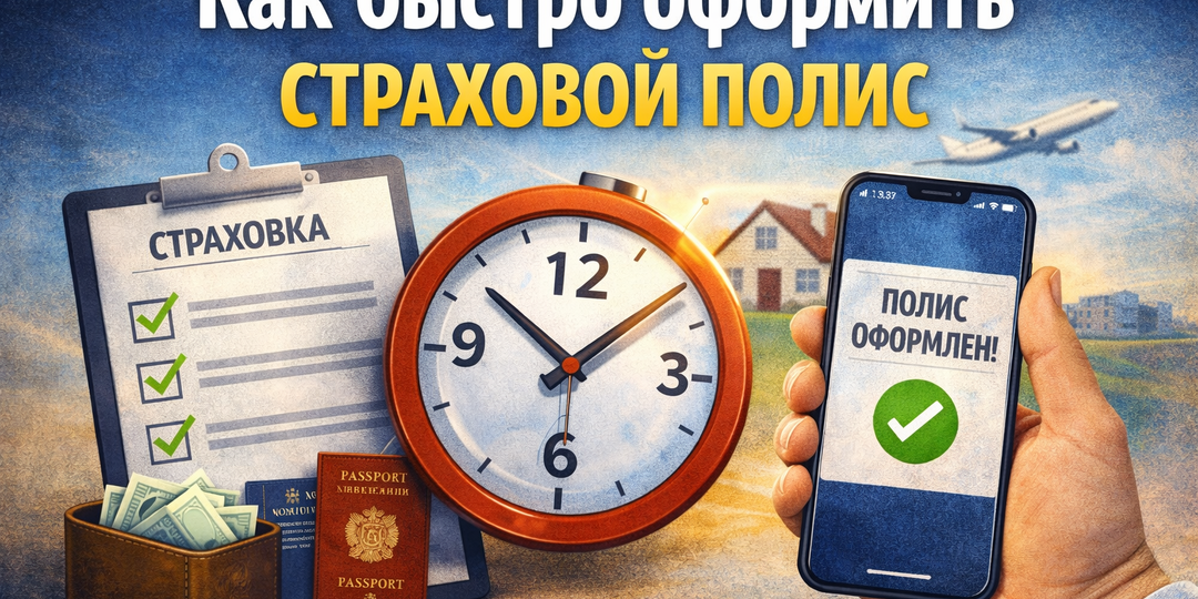 Как быстро оформить страховку и не пожалеть о своём выборе