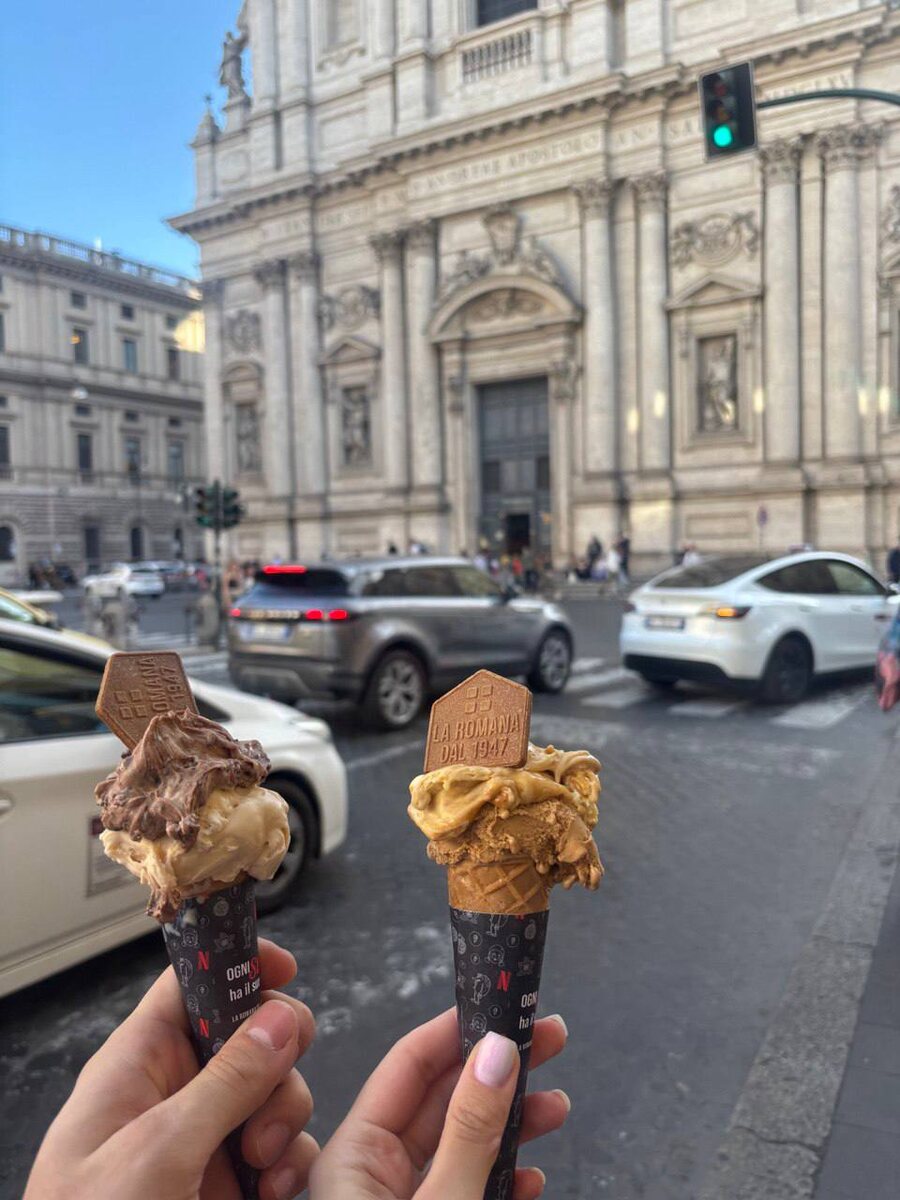 Мороженое в Риме